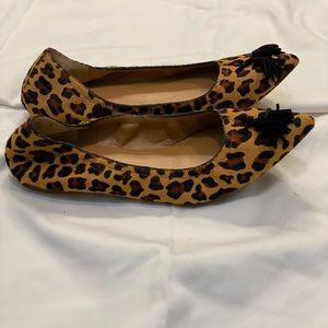 J.Crew Leopard flats